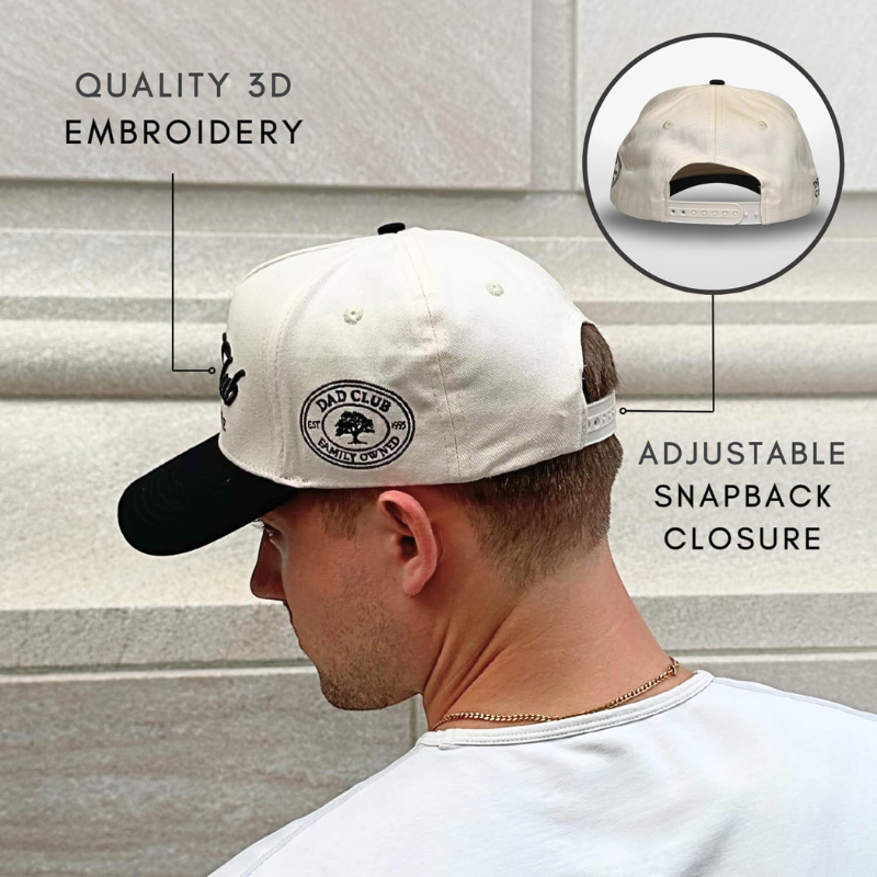 Dad Club Snapback Hat