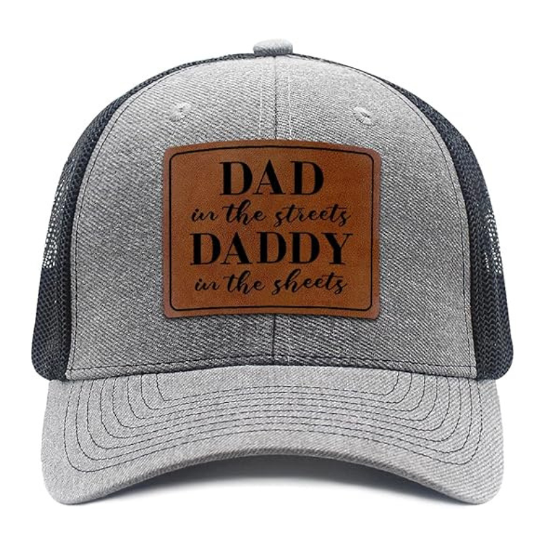 Stylish Design Trucker Mesh Cap With Patch For Dad