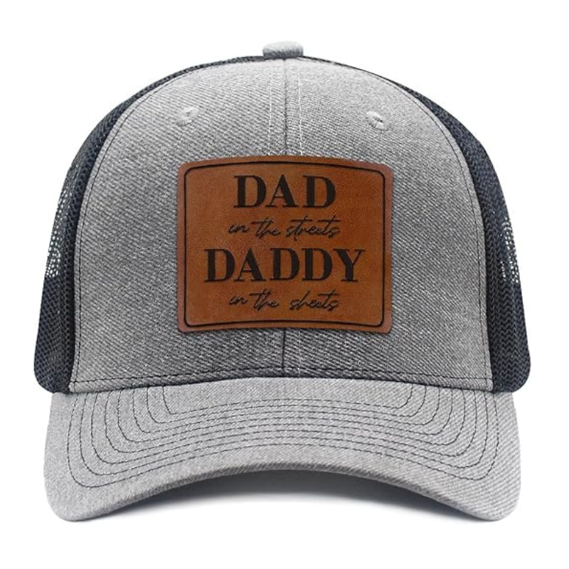 Stylish Design Trucker Mesh Cap With Patch For Dad