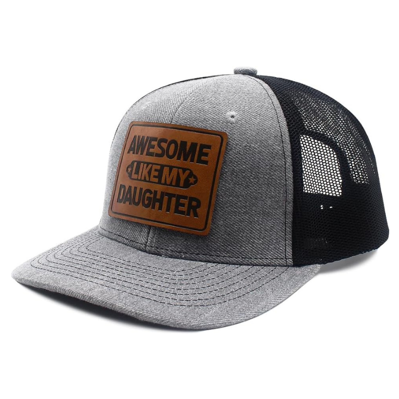 Stylish Design Trucker Mesh Cap With Patch For Dad
