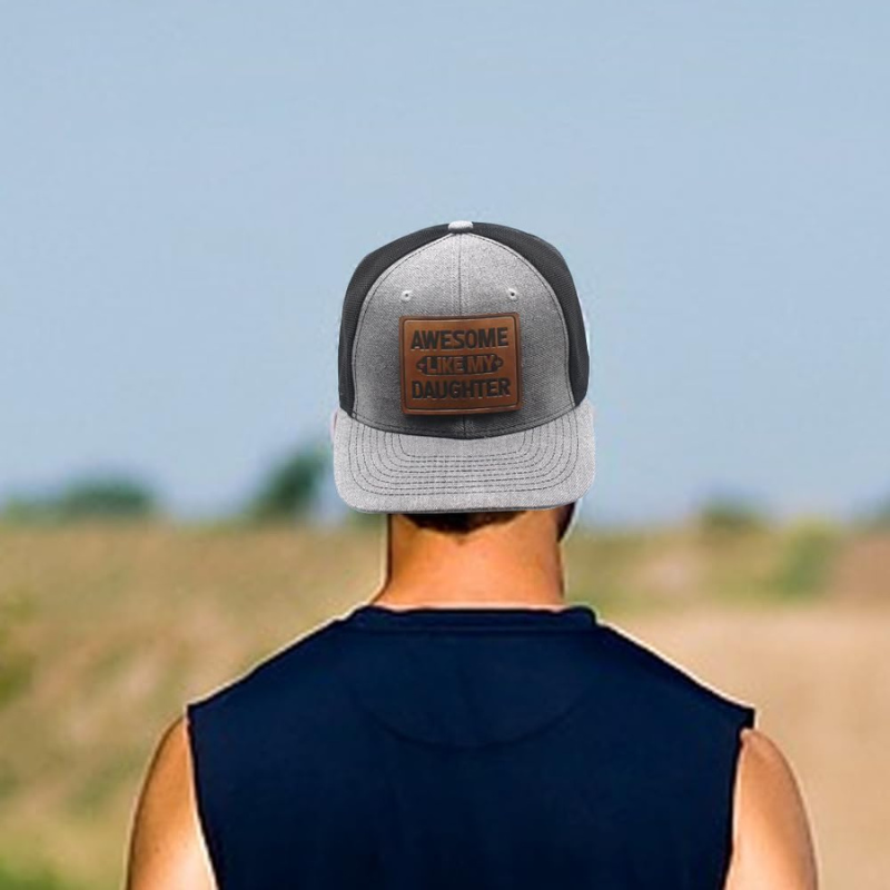 Stylish Design Trucker Mesh Cap With Patch For Dad