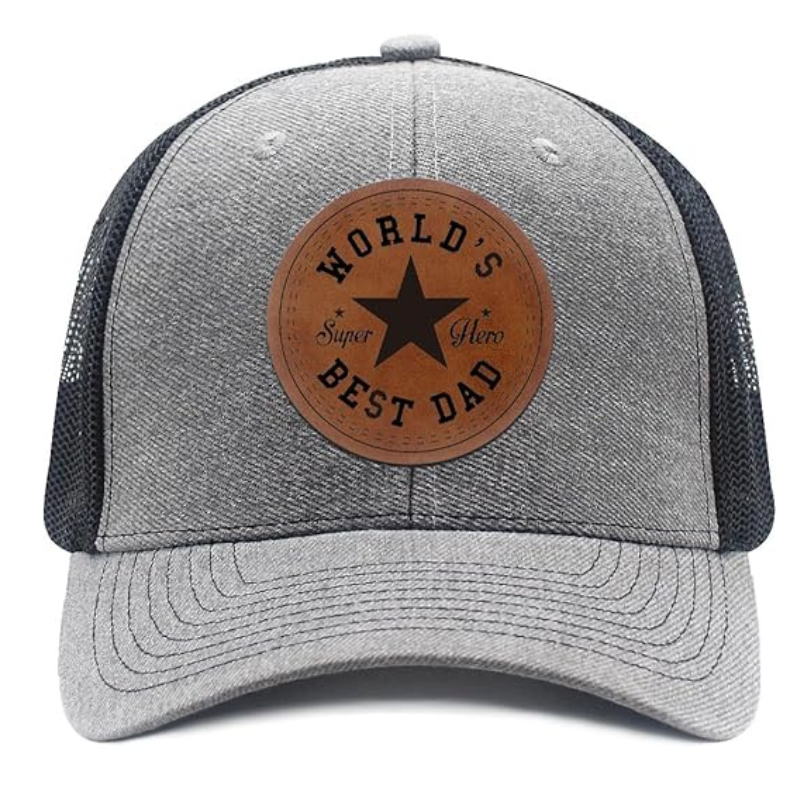 Stylish Design Trucker Mesh Cap With Patch For Dad