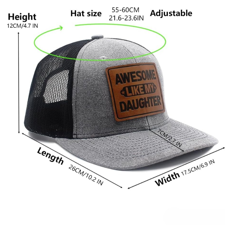 Stylish Design Trucker Mesh Cap With Patch For Dad