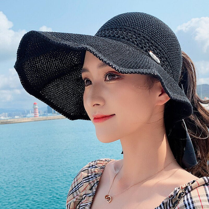 Folding Big Brim Cap For The Beach