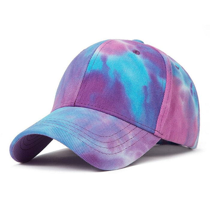Colorful Tie Dye Snapback Baseball Cap