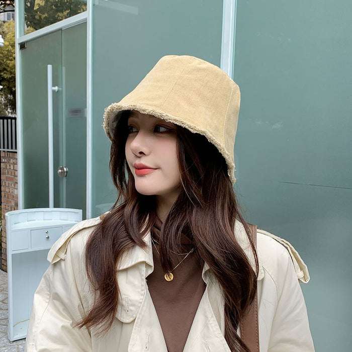 Women's Panama Styled Autumn Streetwear Bucket Hat
