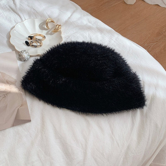 Knitted Wool & Faux Fur Winter Hats