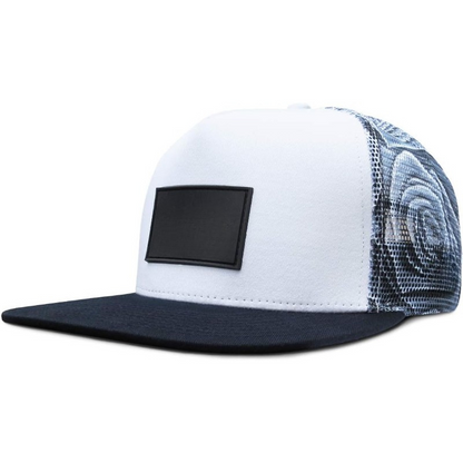 Adjustable Mesh Trucker Cap With Snapback Closure