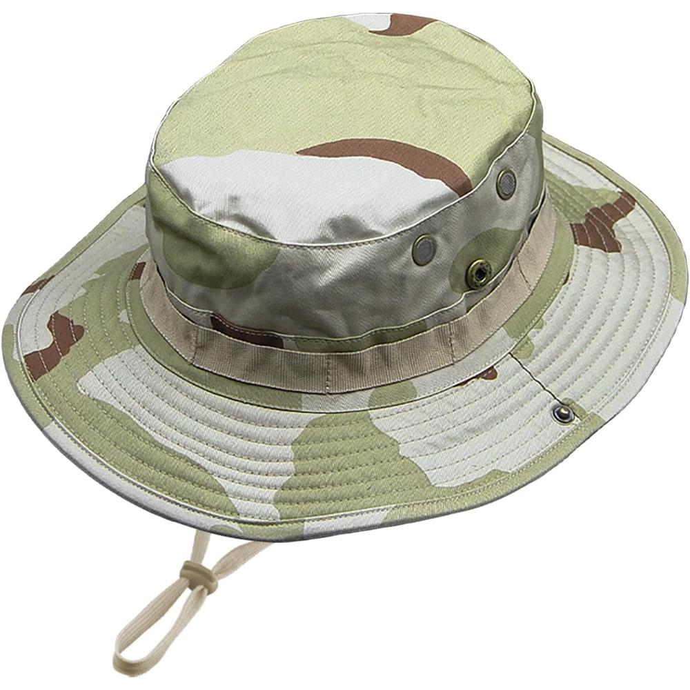 Wide Brim Outdoor Camo Hat For Hiking And Fishing