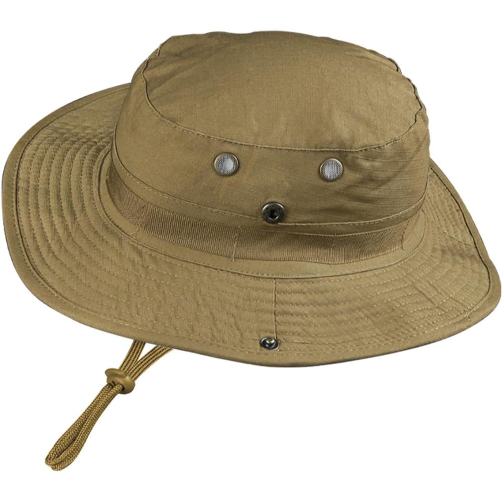 Wide Brim Outdoor Camo Hat For Hiking And Fishing