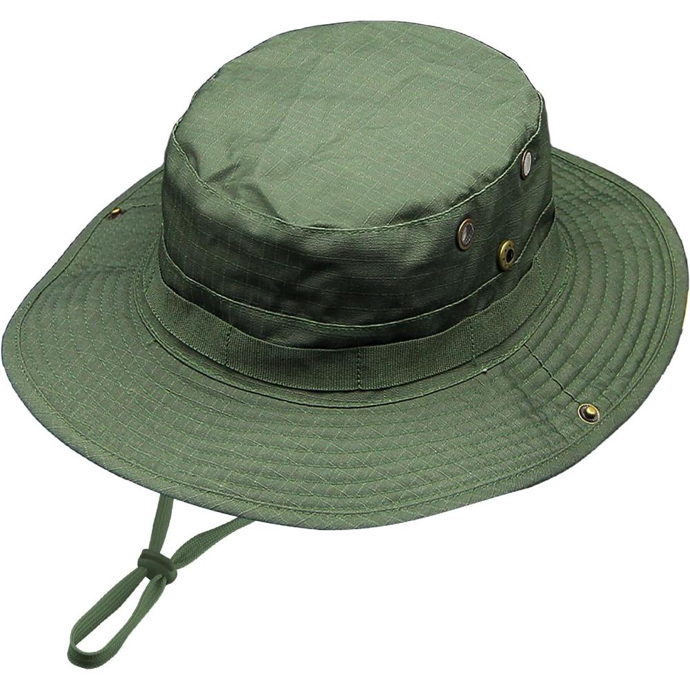 Wide Brim Outdoor Camo Hat For Hiking And Fishing