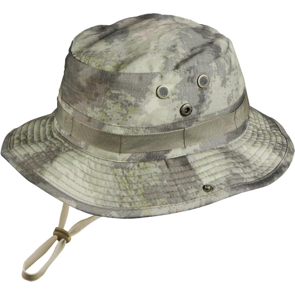 Wide Brim Outdoor Camo Hat For Hiking And Fishing