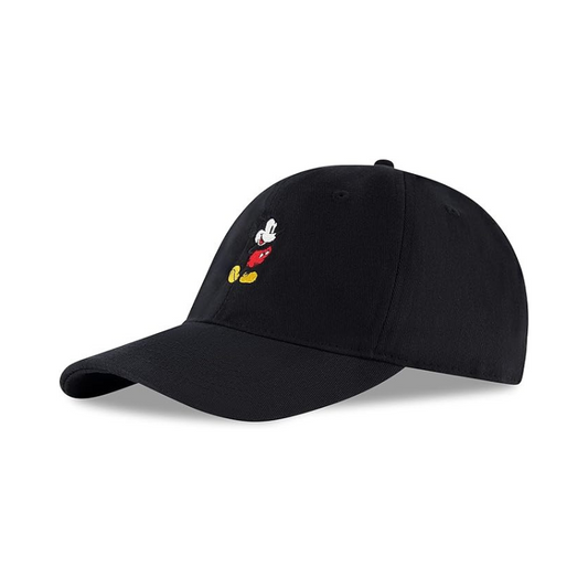 Cotton Baseball Cap With Embroidered Character Design