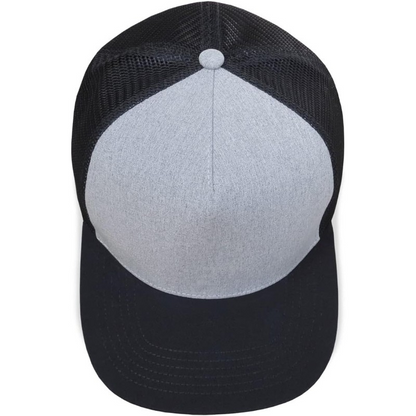 Adjustable Mesh Trucker Cap With Snapback Closure