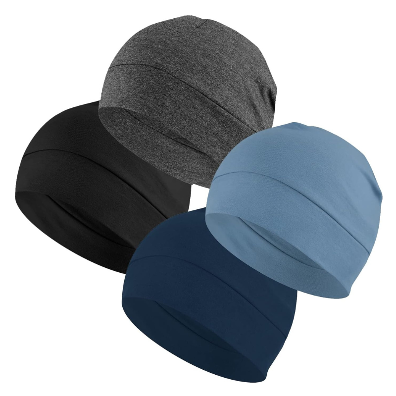 Pack Of Four Timeless And Versatile Design Knit Beanies