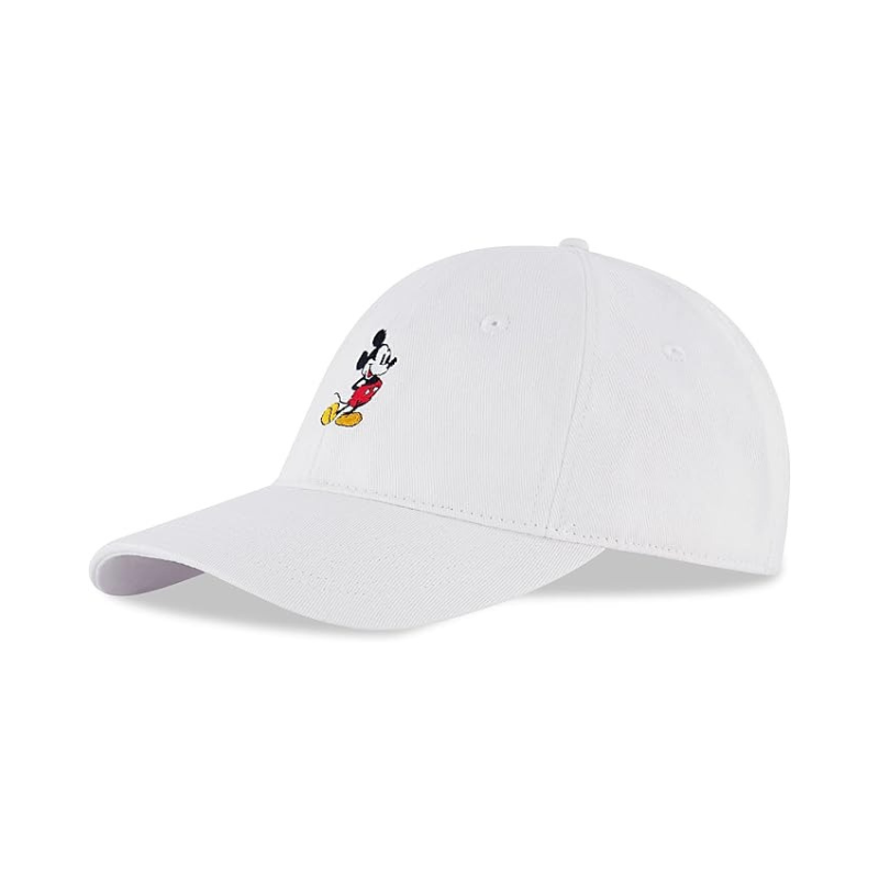 Cotton Baseball Cap With Embroidered Character Design