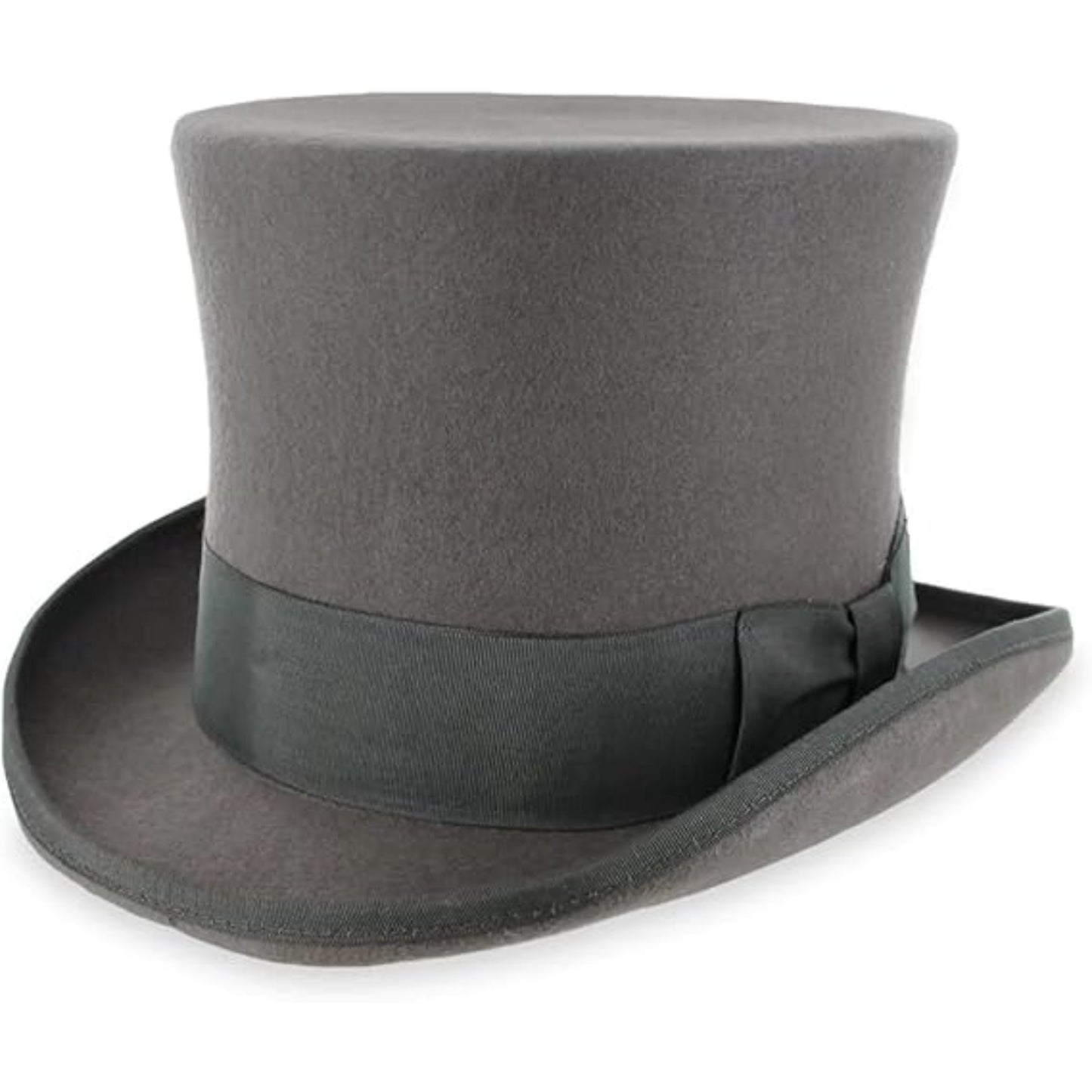 Theater Style Wool Top Hat With Structured Design