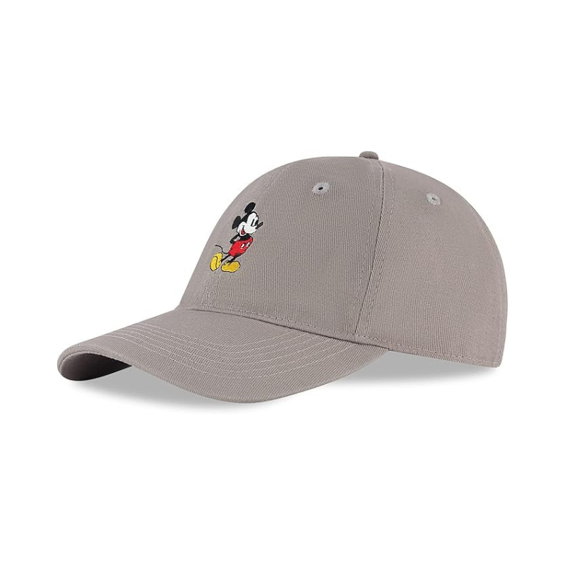 Cotton Baseball Cap With Embroidered Character Design