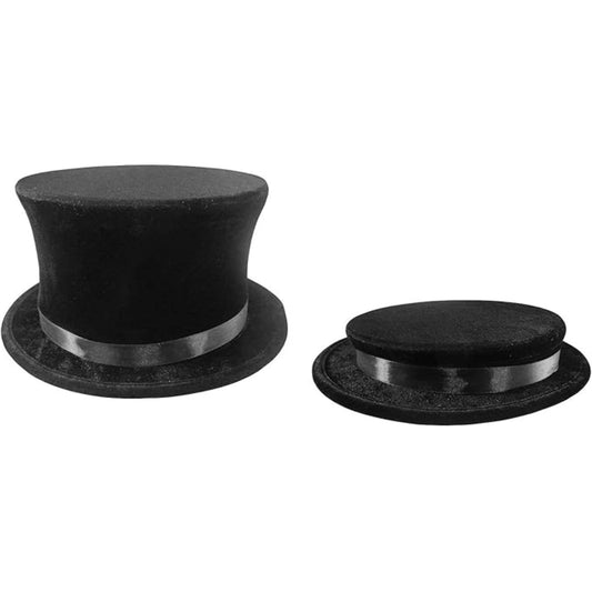 Collapsible Vintage Inspired Formal Top Hat