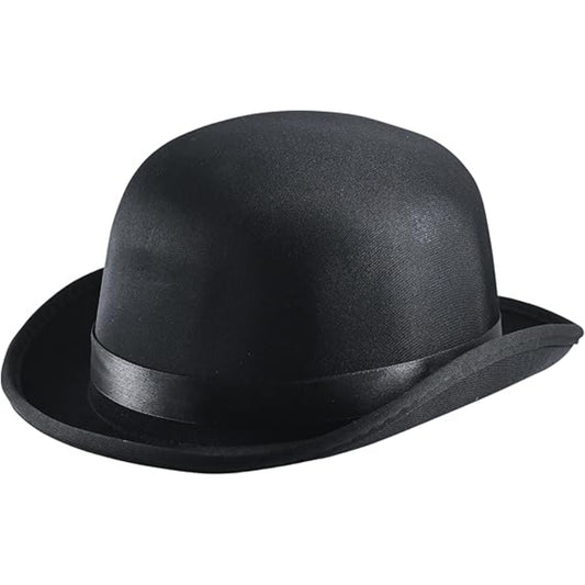 Black Bowler Derby Hat