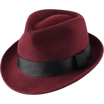 Classic Short Brim Fedora Hat