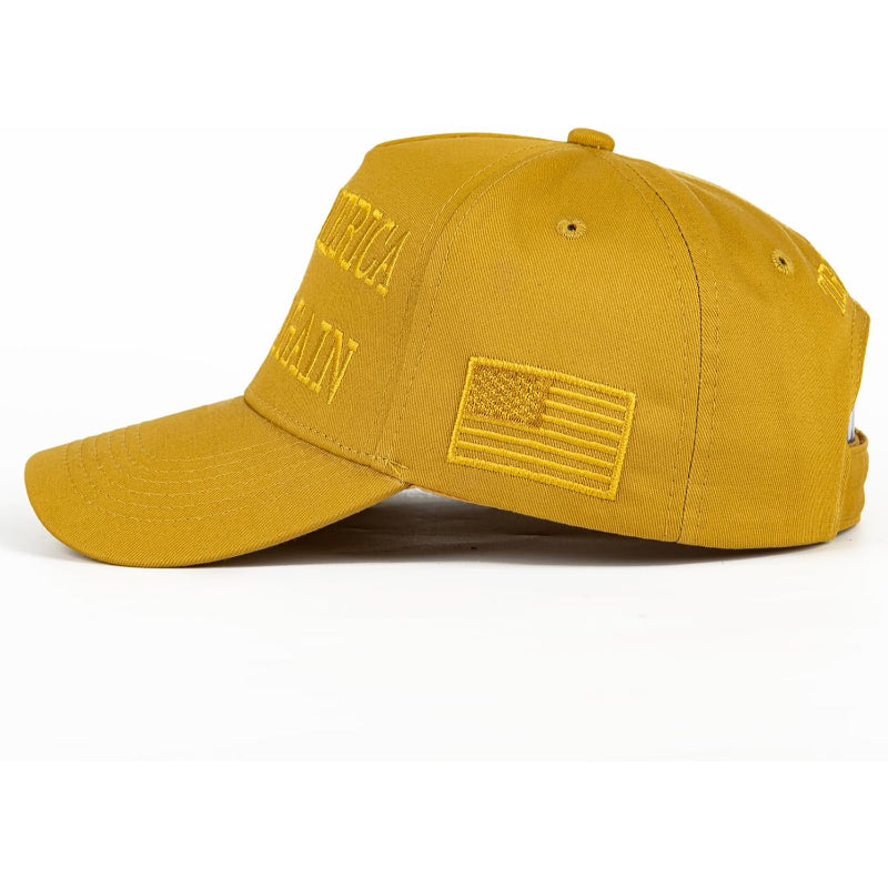 Adjustable Embroidered Structured Front Panel Cap