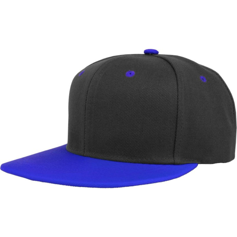 Adjustable Snapback Cap With Flat Bill