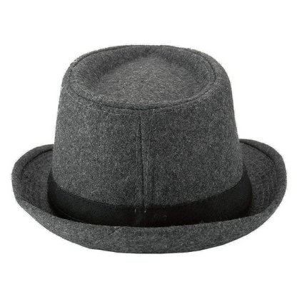 Classic And Stylish Trilby Hat With Textured Ribbon Band