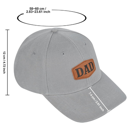 Classic Dad Baseball Adjustable Hat With Patch