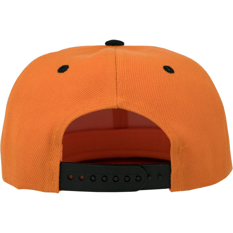 Classic Structured Snapback Cap With Adjustable Fit