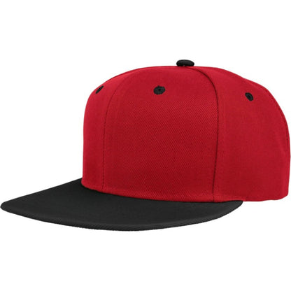 Classic Structured Snapback Cap With Adjustable Fit