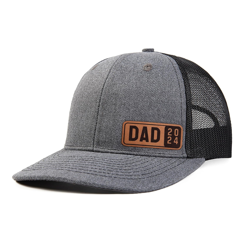 Dad 2024 Trucker Hat Mesh Cap With Patch Design