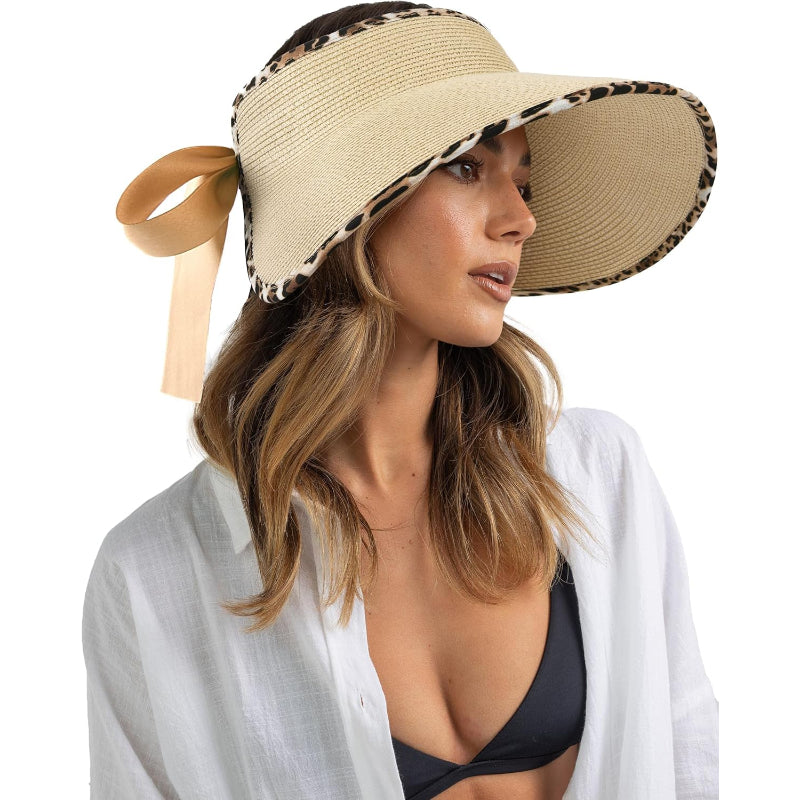 Foldable Wide Brim Visor Hat