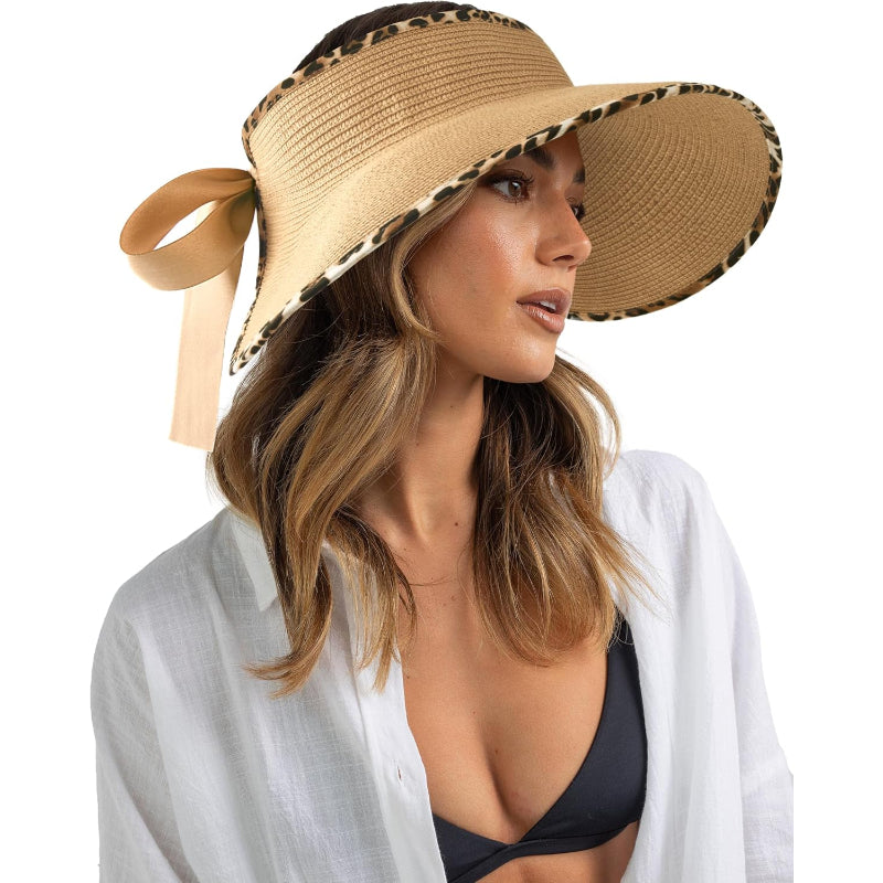 Foldable Wide Brim Visor Hat