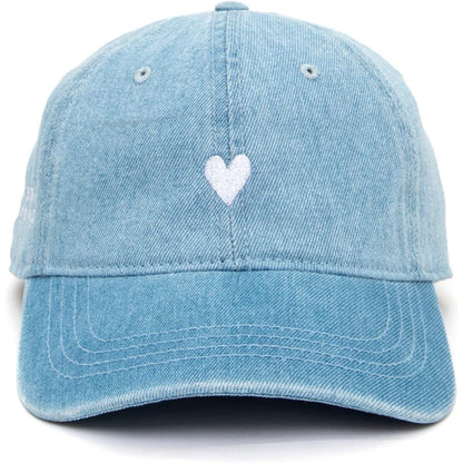 Adjustable Brushed Cotton Baseball Cap With Embroidered Design