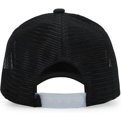 Mesh Snapback Hat Adjustable Cap With Star Patch