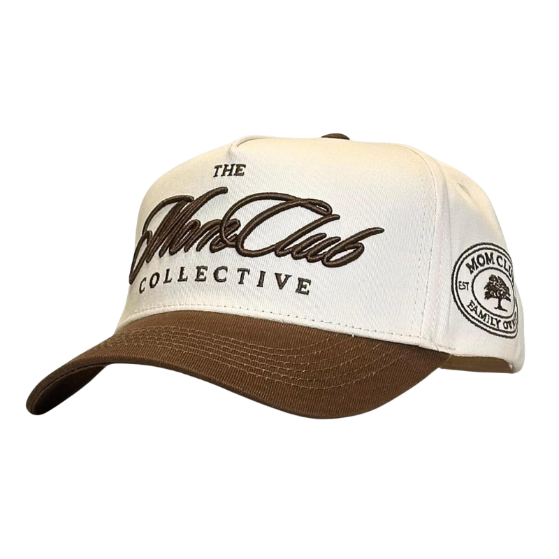 Mom Club Collective Two Tone Embroidered Snapback Cap