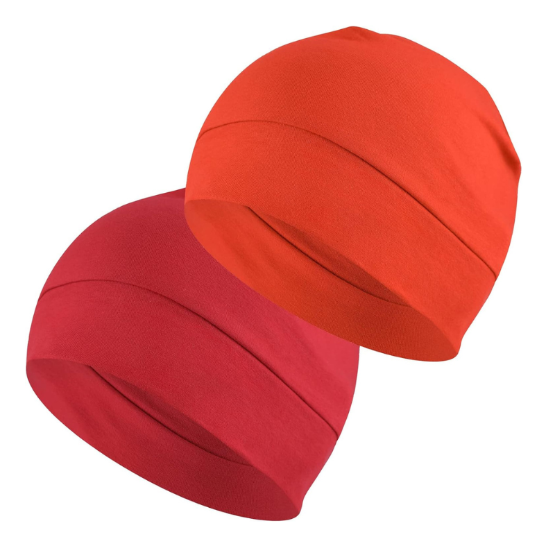 Pack Of Two Timeless And Versatile Design Knit Beanies