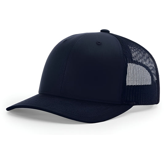 Structured Snapback Trucker Cap With Mesh Back