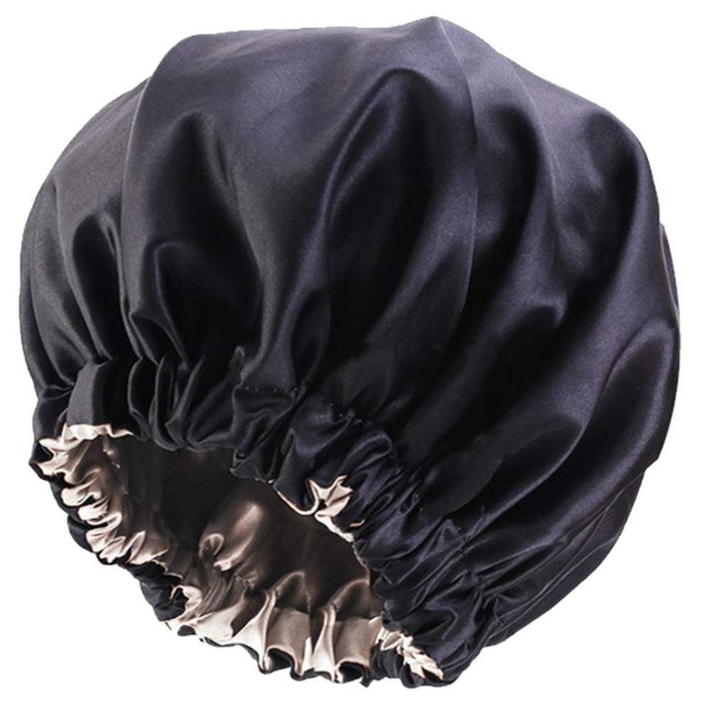 Silky Satin Bonnet Design Sleep Cap