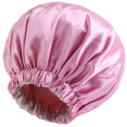 Silky Satin Bonnet Design Sleep Cap