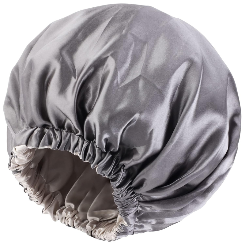 Silky Satin Bonnet Design Sleep Cap