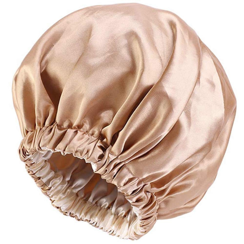 Silky Satin Bonnet Design Sleep Cap