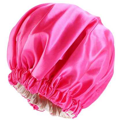 Silky Satin Bonnet Design Sleep Cap