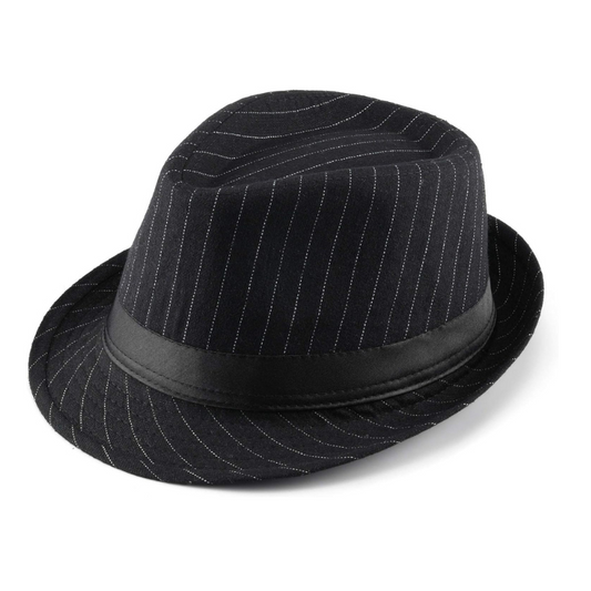 Striped Pattern Vintage Design Trilby Hat
