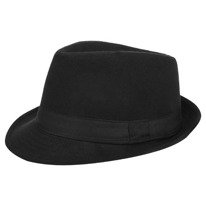 Structured Short Brim Trilby Jazz Hat