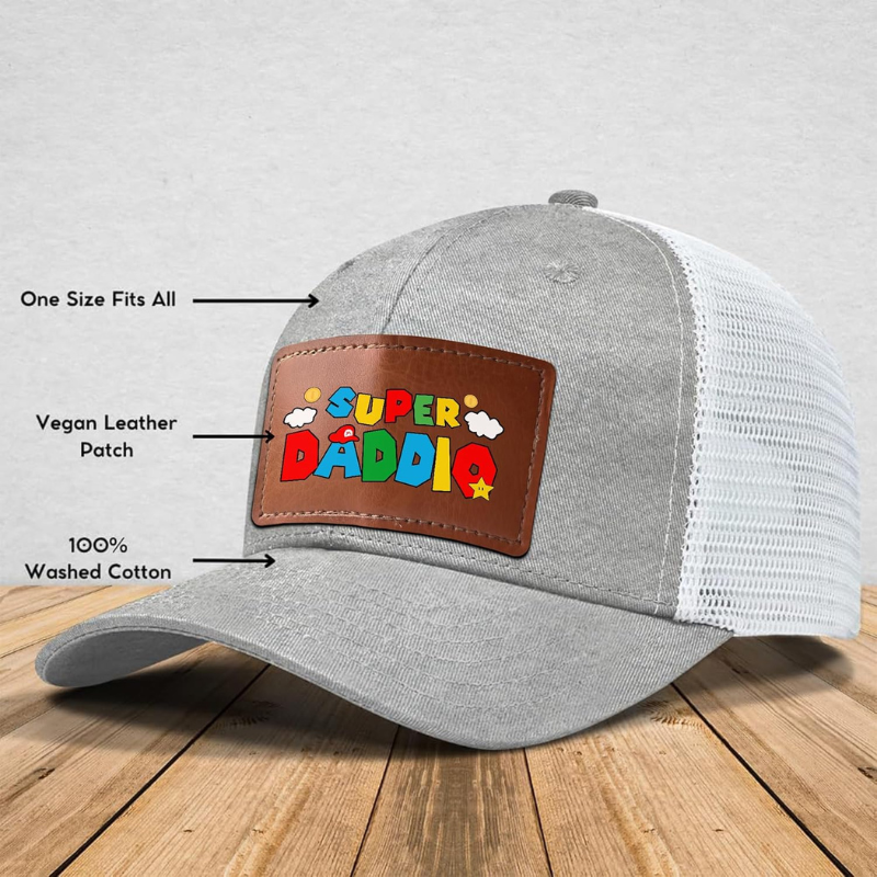 Super Daddio Trucker Mesh Cap With Patch