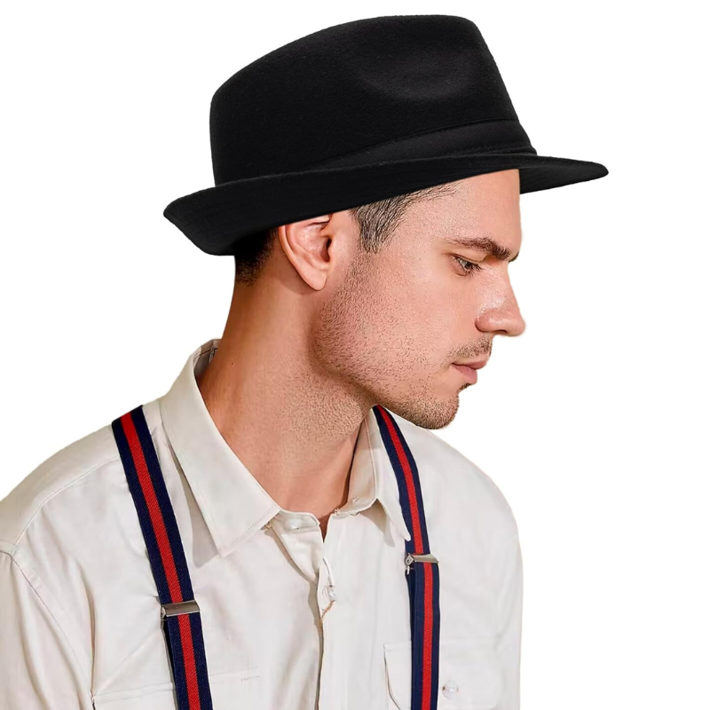 Timeless Short Brim Trilby Hat For Sophisticated Look