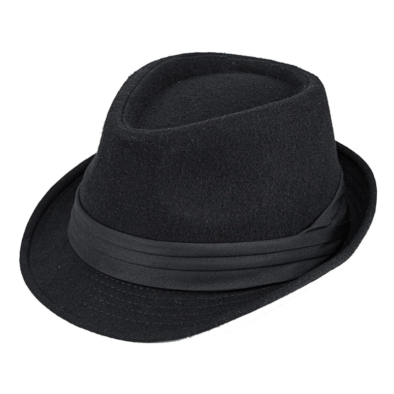 Timeless Short Brim Trilby Hat For Sophisticated Look