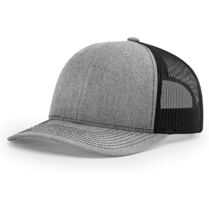 Two Tone Adjustable Trucker Hat With Mesh Back